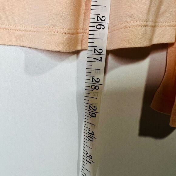 1. State Peachy Pink Single Cold Shoulder Lyocell Long Sleeve Shirt Top NWT! - Picture 4 of 7
